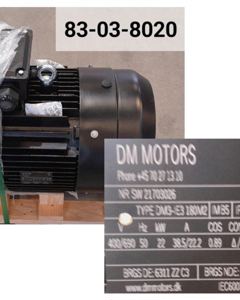 Motor 22.00kW 2800 rpm for swing-hammer M&M